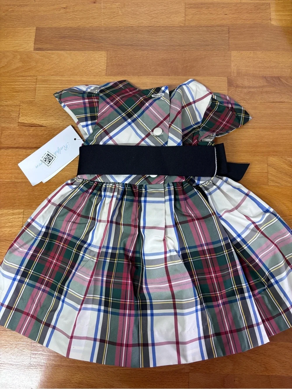 Ralph Lauren Girls' Plaid Dress & Bloomers Set - Baby